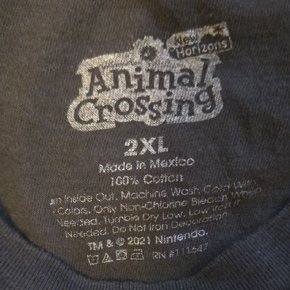 Nintendo Black Short Sleeve Tee with Playful Graphic - Picture 2 of 4